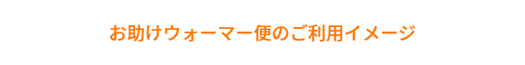 すこやかパック、お助けウォーマー便のご利用イメージ